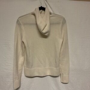 Paris Atelier & Other Stories sweater Hoodie White Cream‎ Knit Pull Over XS Warm